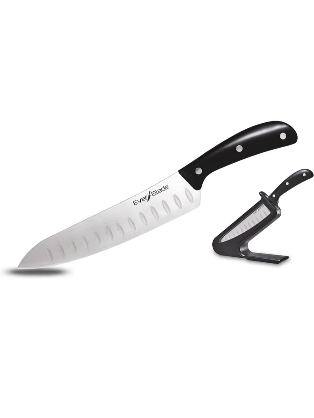 Ontel EverBlade Self-Sharpening Professional Chef 8" Blade Knife NWT